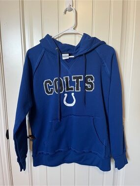NFL Women's Royal Blue Hooded Colts Team Sweatshirt
